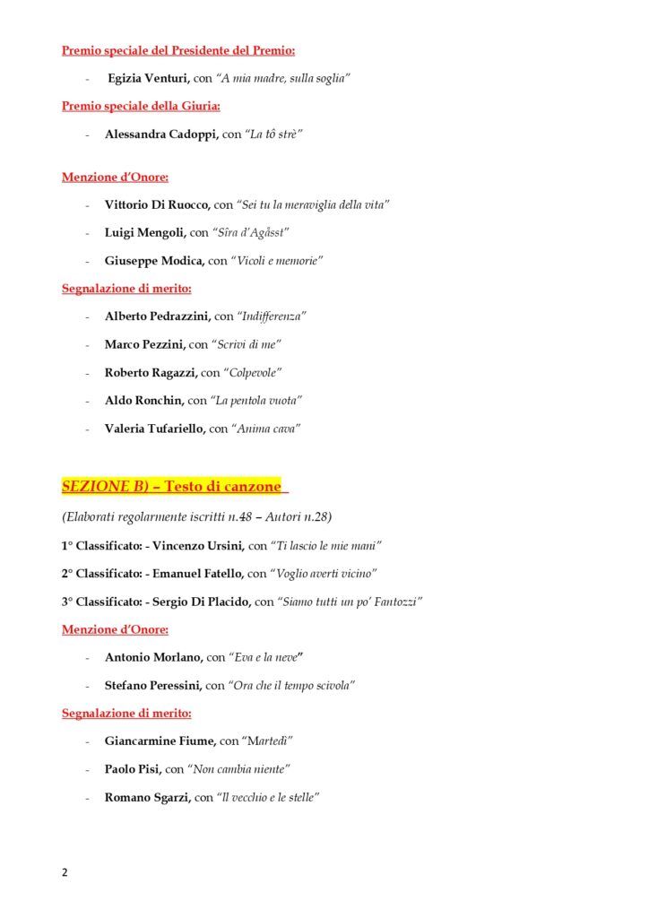 Classifica vincitori Verbale di Giuria 2023 VI Ed. page 0002